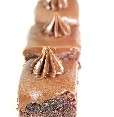 Chocolate Malt Frosted Brownies