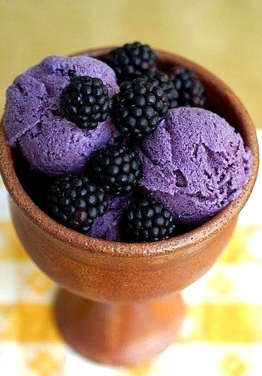 Ice-Cream, Blackberry
