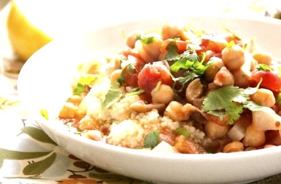 Slow Cooker Chickpea Stew with Apricots