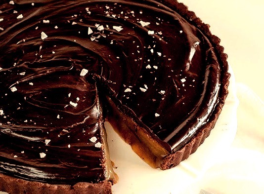 Chocolate Salted Caramel Tart (scroll Down For English Version)